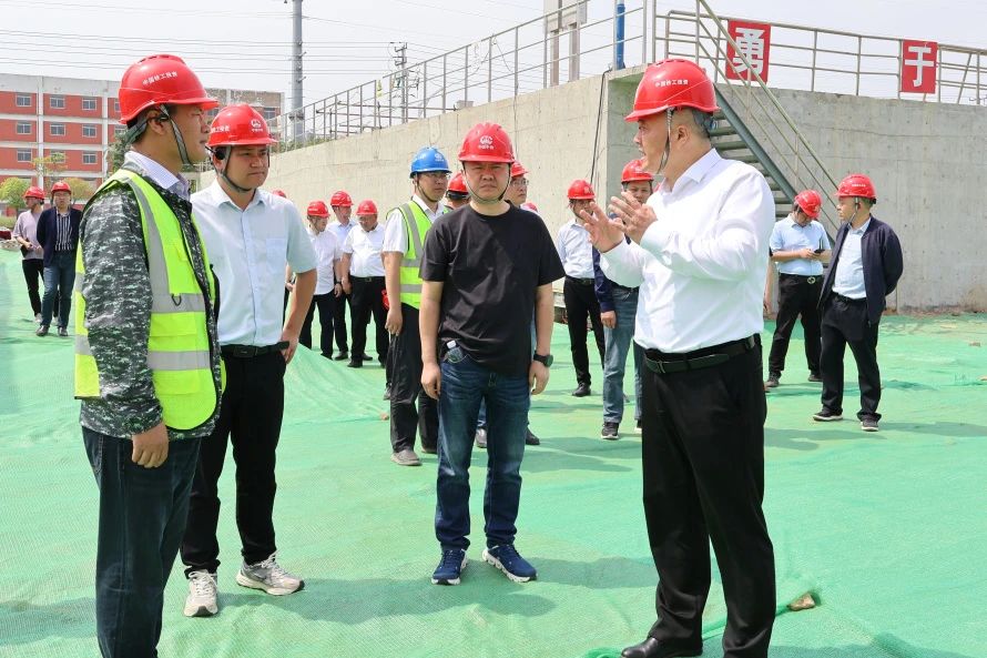 泰州市金東城市建設投資集團黨委書記、董事長陳祥到姜堰項目檢查指導工作