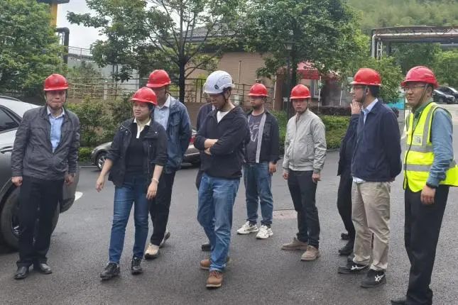 福建海峽環保集團股份有限公司黨委書記、董事長徐婷一行到紅廟嶺項目檢查指導工作